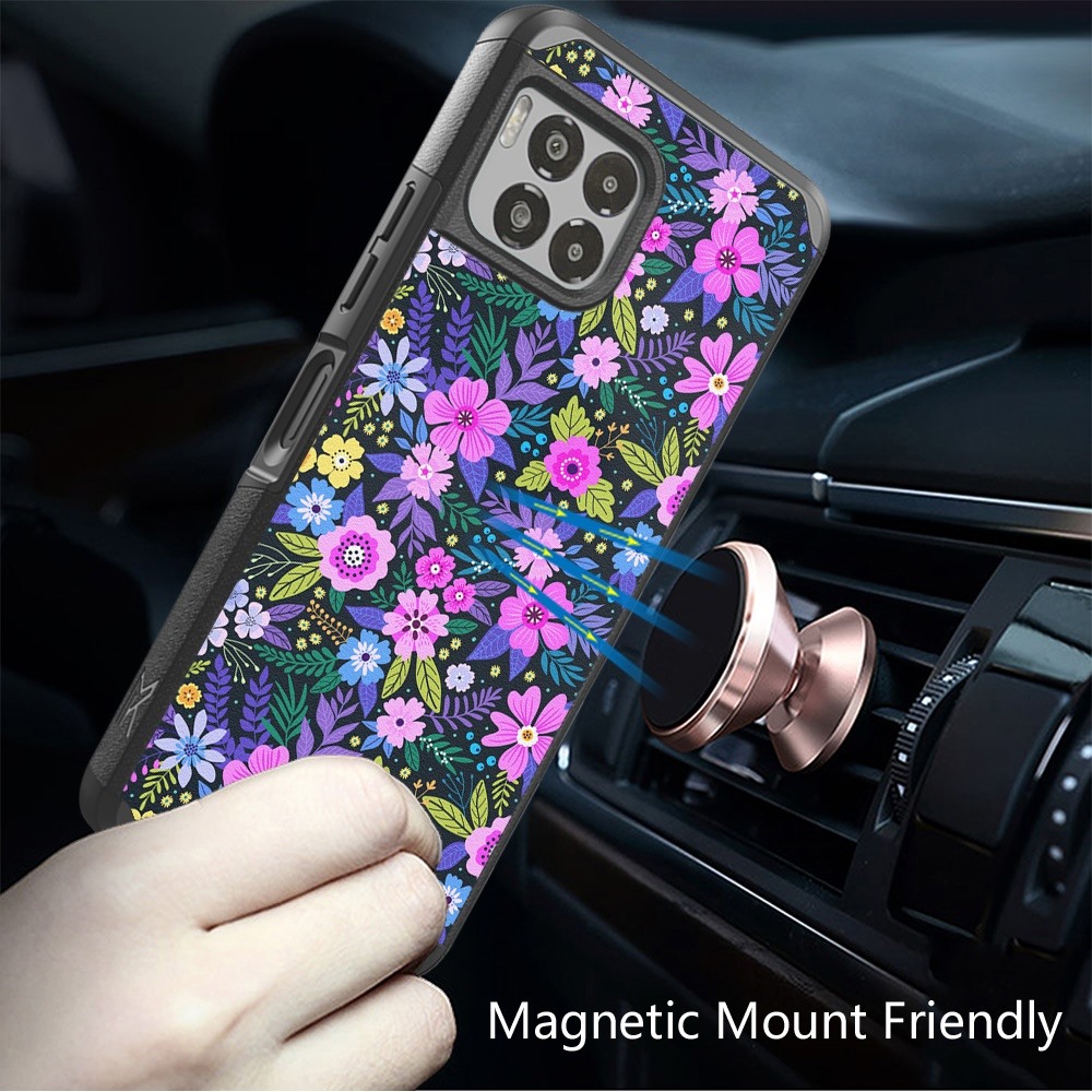 Custodia telefono doppio strato resistente design ibrido forte per REVVL 7 PRO 5G (PRO) - Foto 17 di 30