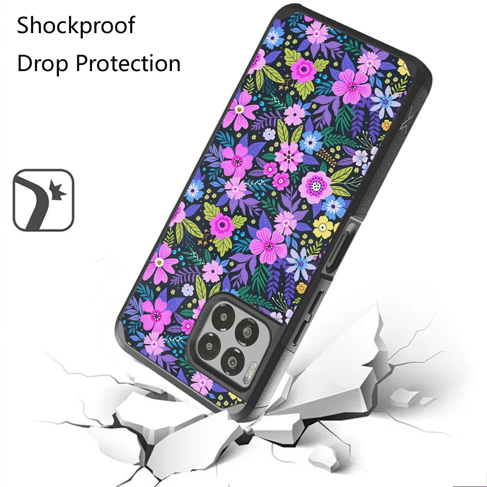 Custodia telefono doppio strato resistente design ibrido forte per REVVL 7 PRO 5G (PRO) - Foto 18 di 30