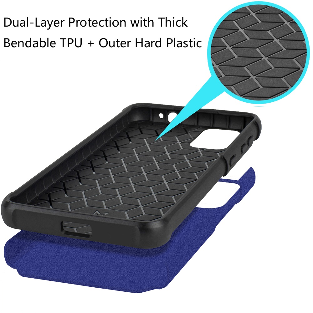 Für Nokia G310 5G Hülle Dual Layered Robust Cover mit Ring Ständer + Hartglas - Bild 18 von 30