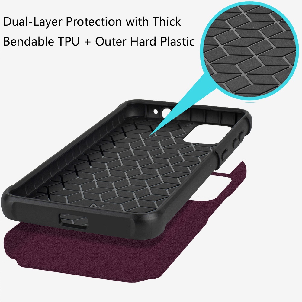 Für Nokia G310 5G Hülle Dual Layered Robust Cover mit Ring Ständer + Hartglas - Bild 24 von 30