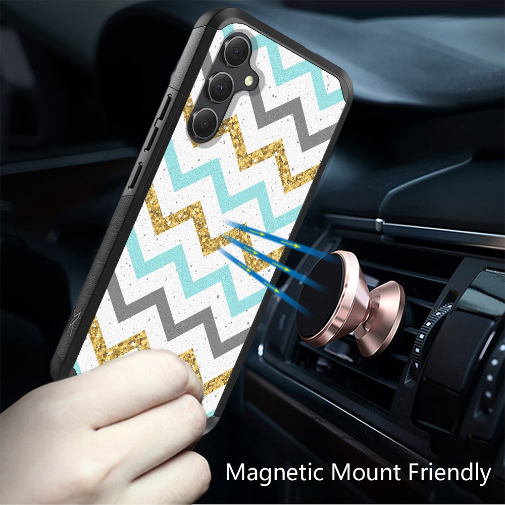 For Samsung A35 5G Case Tough Strong Heavy-Duty Design Cover + Tempered Glass - Picture 33 of 36