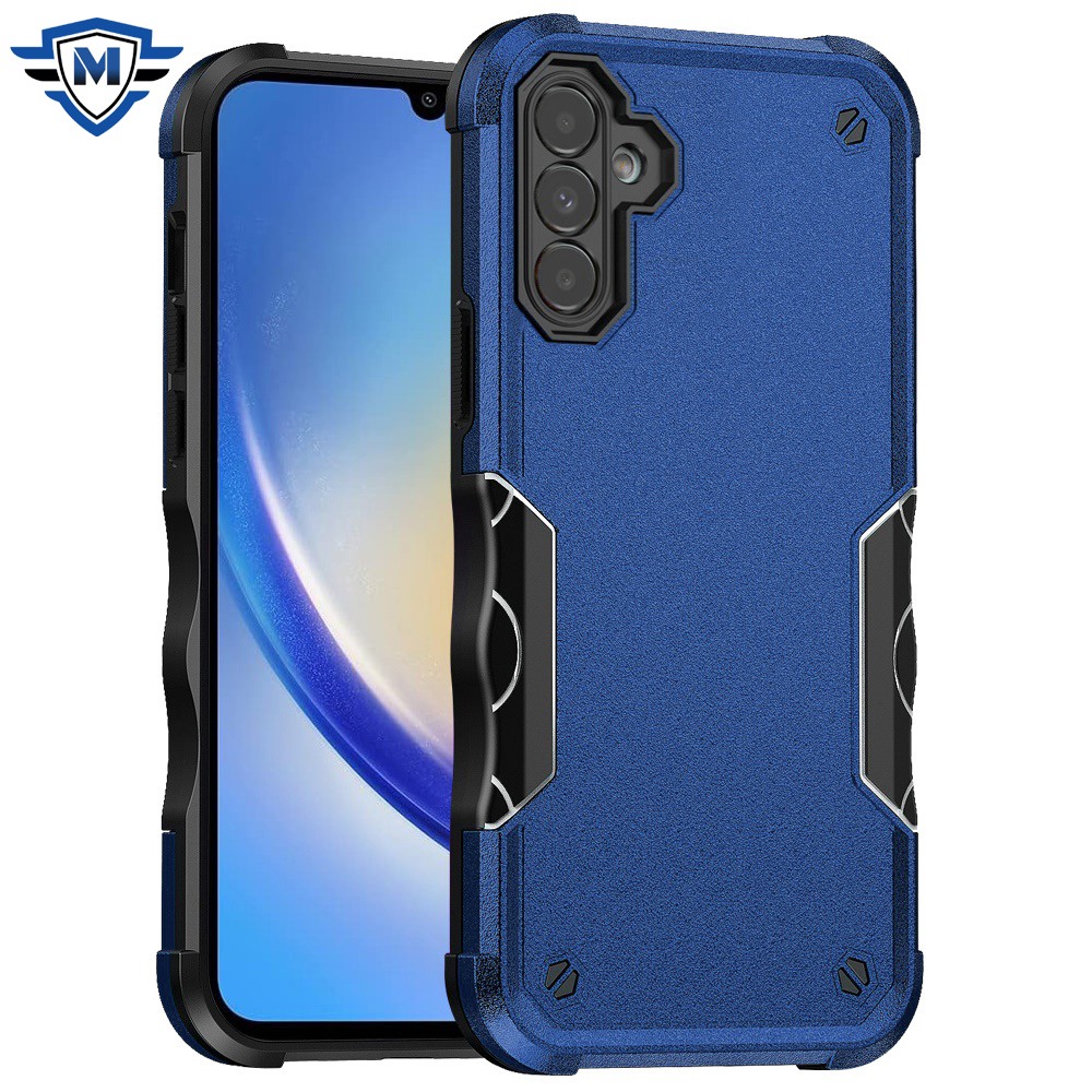 Funda para Samsung A35 5G agarre ergonómico resistente a prueba de golpes + vidrio templado - Imagen 9 de 32