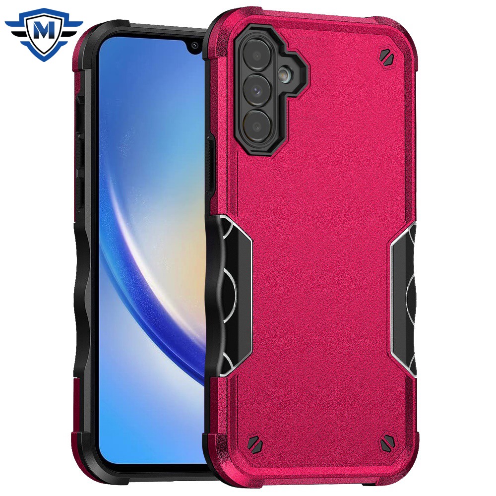 Funda para Samsung A35 5G agarre ergonómico resistente a prueba de golpes + vidrio templado - Imagen 20 de 32