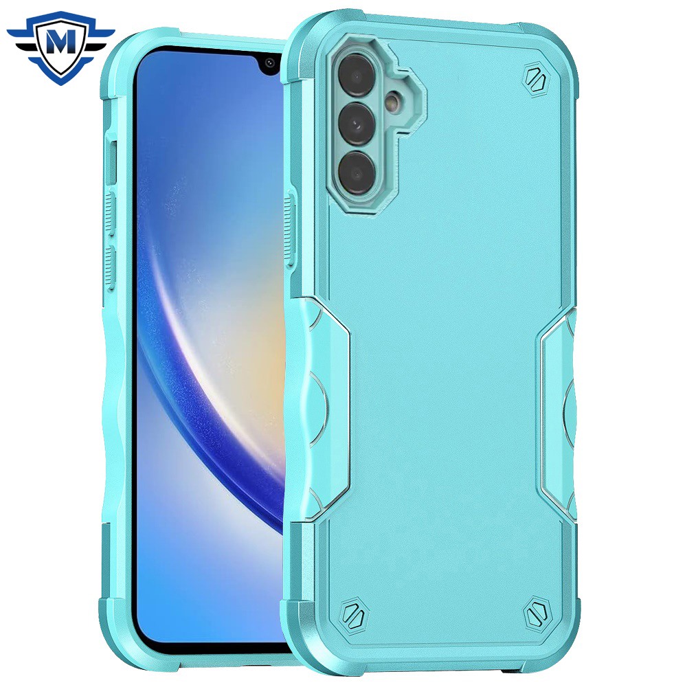 Funda para Samsung A35 5G agarre ergonómico resistente a prueba de golpes + vidrio templado - Imagen 29 de 32