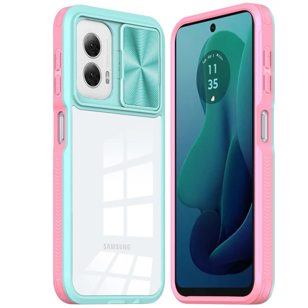Funda deslizante híbrida resistente + vidrio templado para Moto G 5G (2024) - Imagen 11 de 20