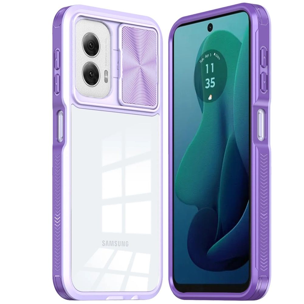 Funda deslizante híbrida resistente + vidrio templado para Moto G 5G (2024) - Imagen 15 de 20
