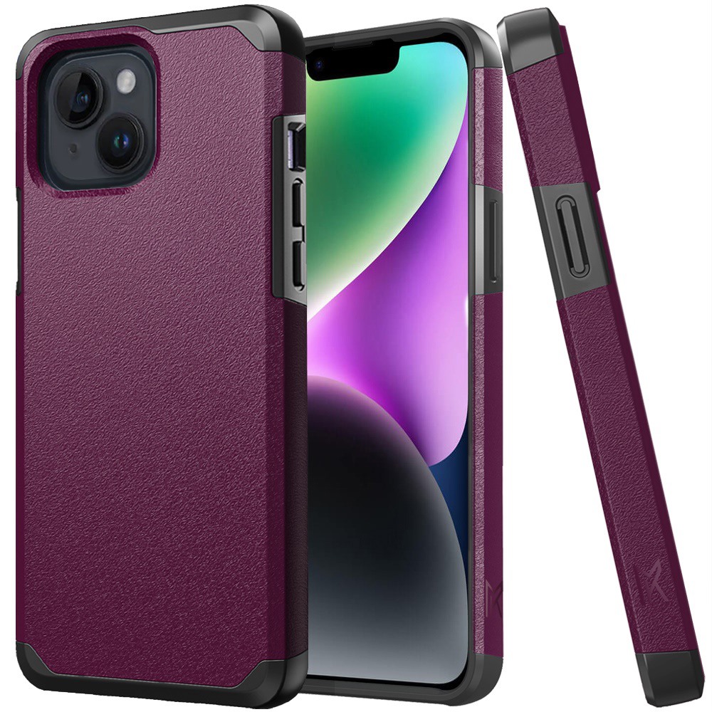 Funda Premium Doble Capa Antigolpes para iPhone 13/14 + Vidrio Templado - Imagen 33 de 52