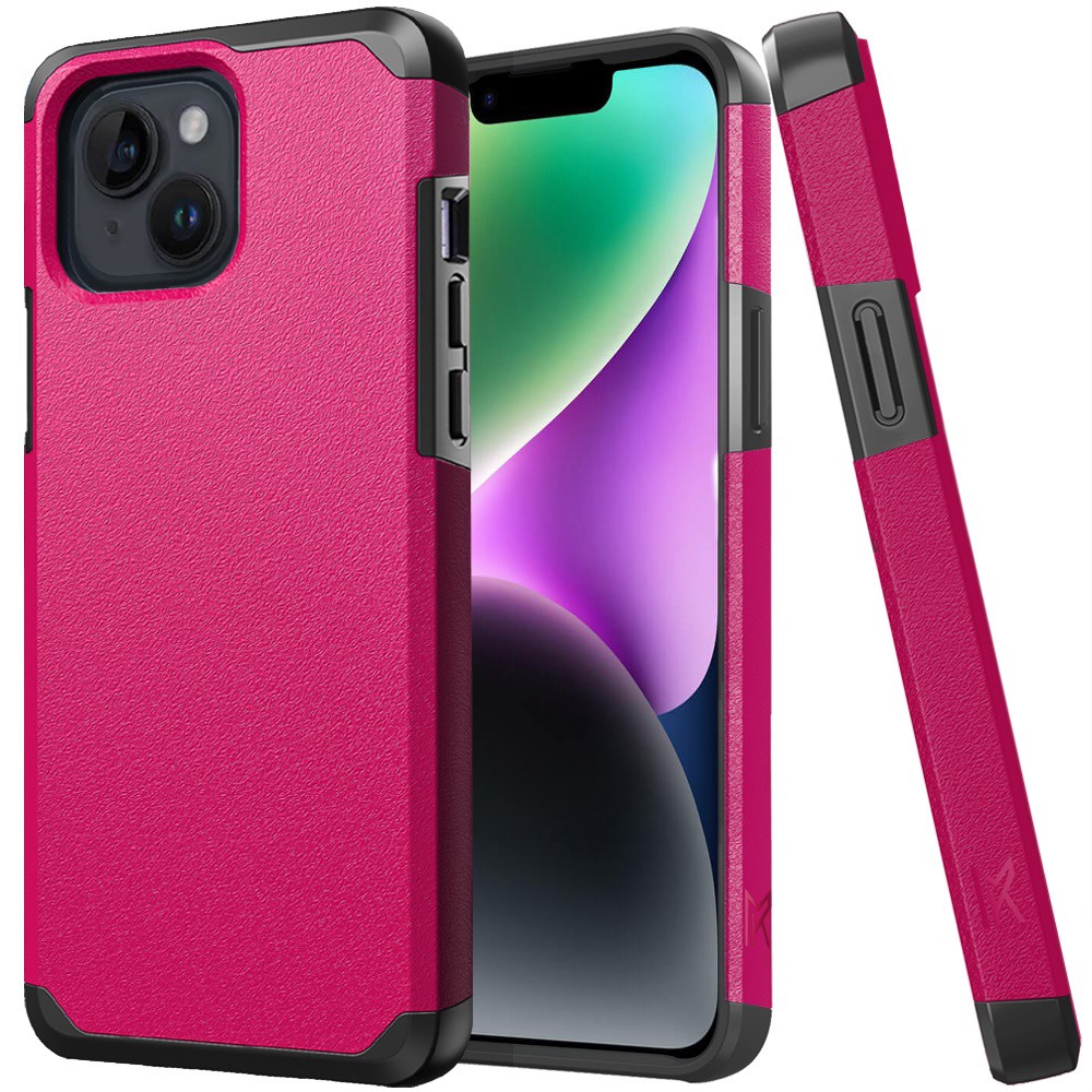 Funda Premium Doble Capa Antigolpes para iPhone 13/14 + Vidrio Templado - Imagen 41 de 52