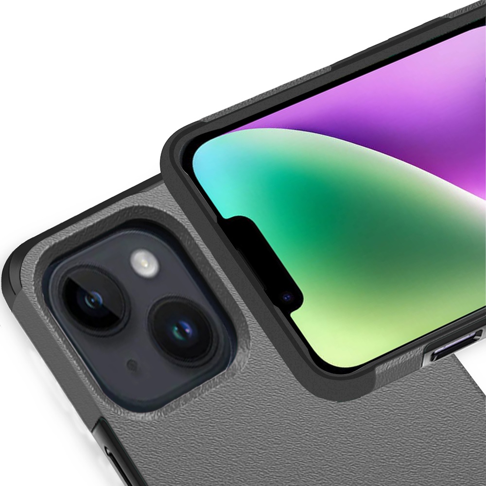 Funda Premium Doble Capa Antigolpes para iPhone 13/14 + Vidrio Templado - Imagen 15 de 52