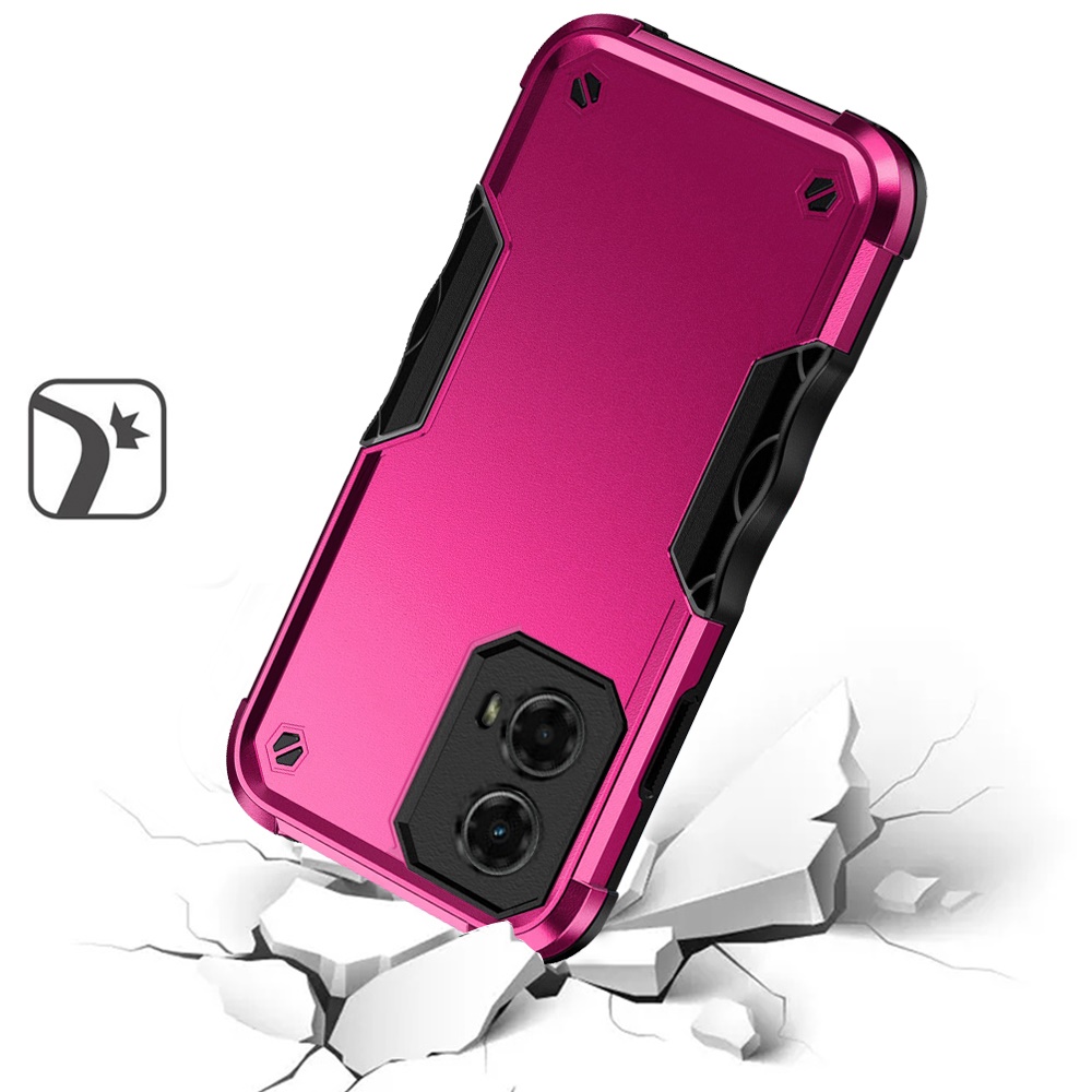 Per Moto G Stylus 5G 2024 Custodia Antiurto con Impugnatura Ergonomica + Vetro Temperato - Foto 33 di 39