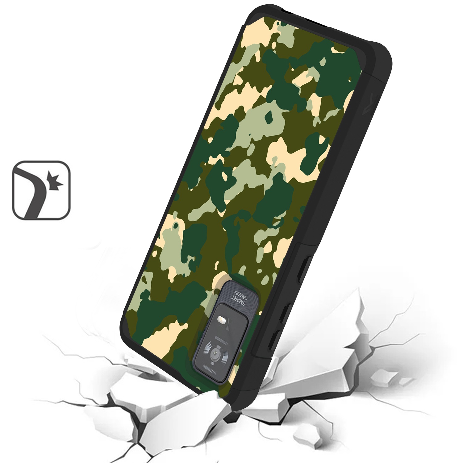 For TCL ION X Tough Strong MetKase Hybrid (Magnet Mount Friendly) Case Cover - Photo 7 sur 68