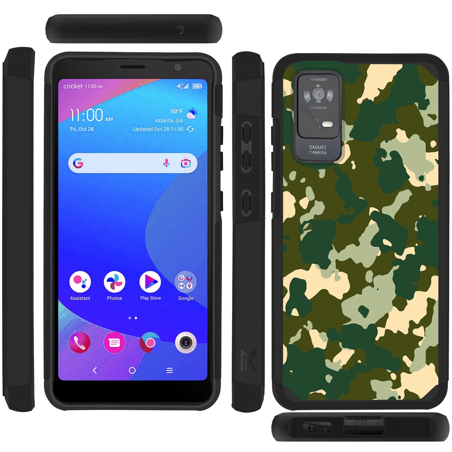 For TCL ION X Tough Strong MetKase Hybrid (Magnet Mount Friendly) Case Cover - Photo 8 sur 68