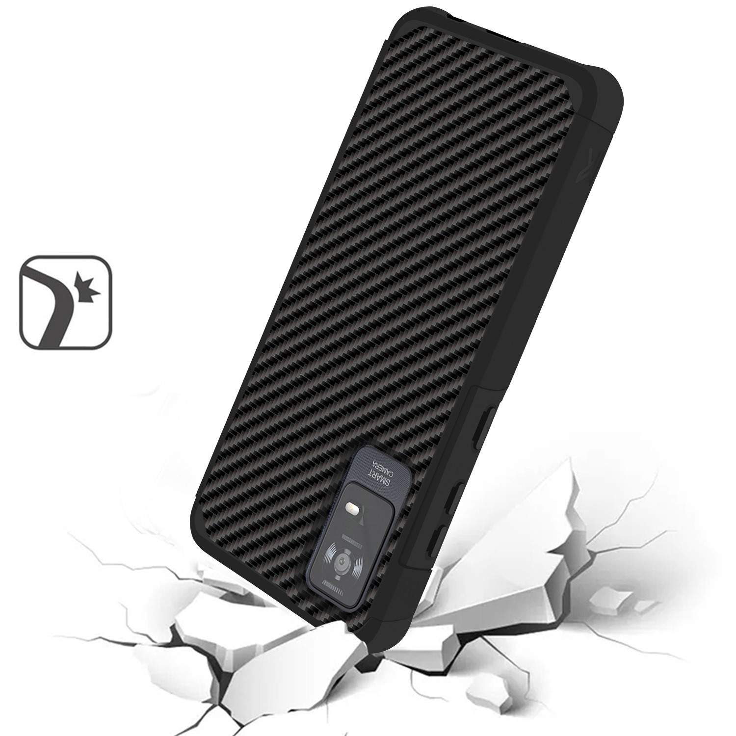 For TCL ION X Tough Strong MetKase Hybrid (Magnet Mount Friendly) Case Cover - Photo 11 sur 68