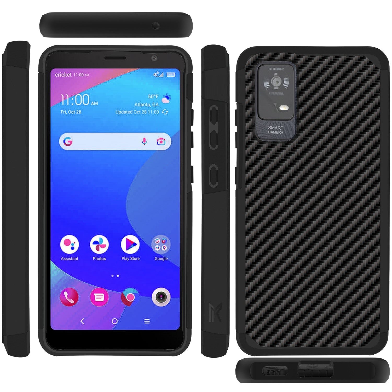 For TCL ION X Tough Strong MetKase Hybrid (Magnet Mount Friendly) Case Cover - Photo 12 sur 68
