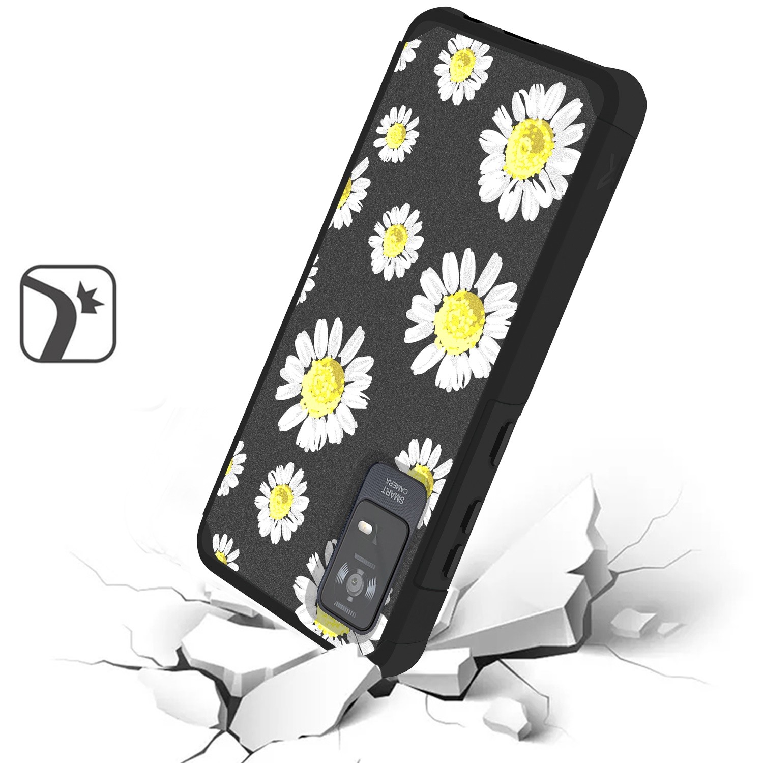 For TCL ION X Tough Strong MetKase Hybrid (Magnet Mount Friendly) Case Cover - Photo 15 sur 68