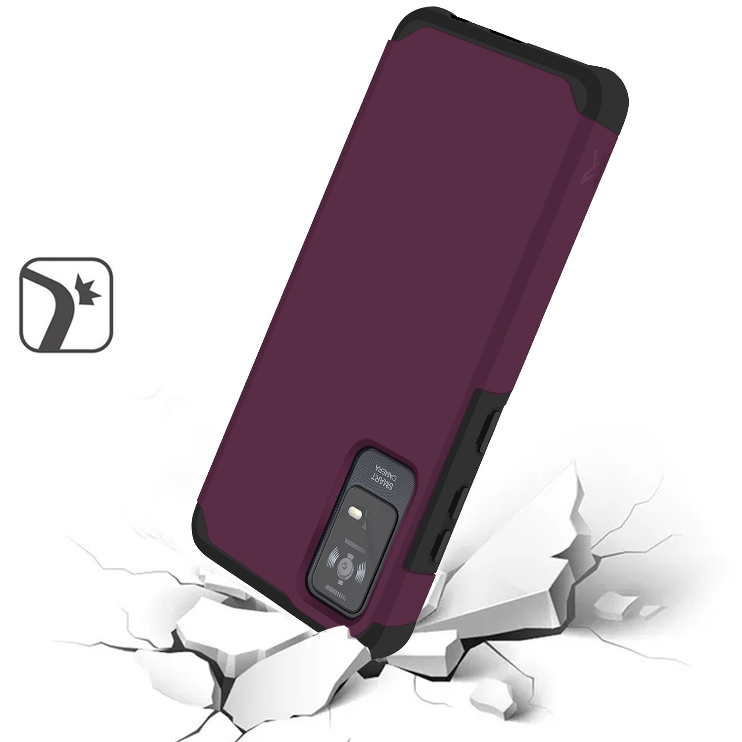 For TCL ION X Tough Strong MetKase Hybrid (Magnet Mount Friendly) Case Cover - Photo 26 sur 68