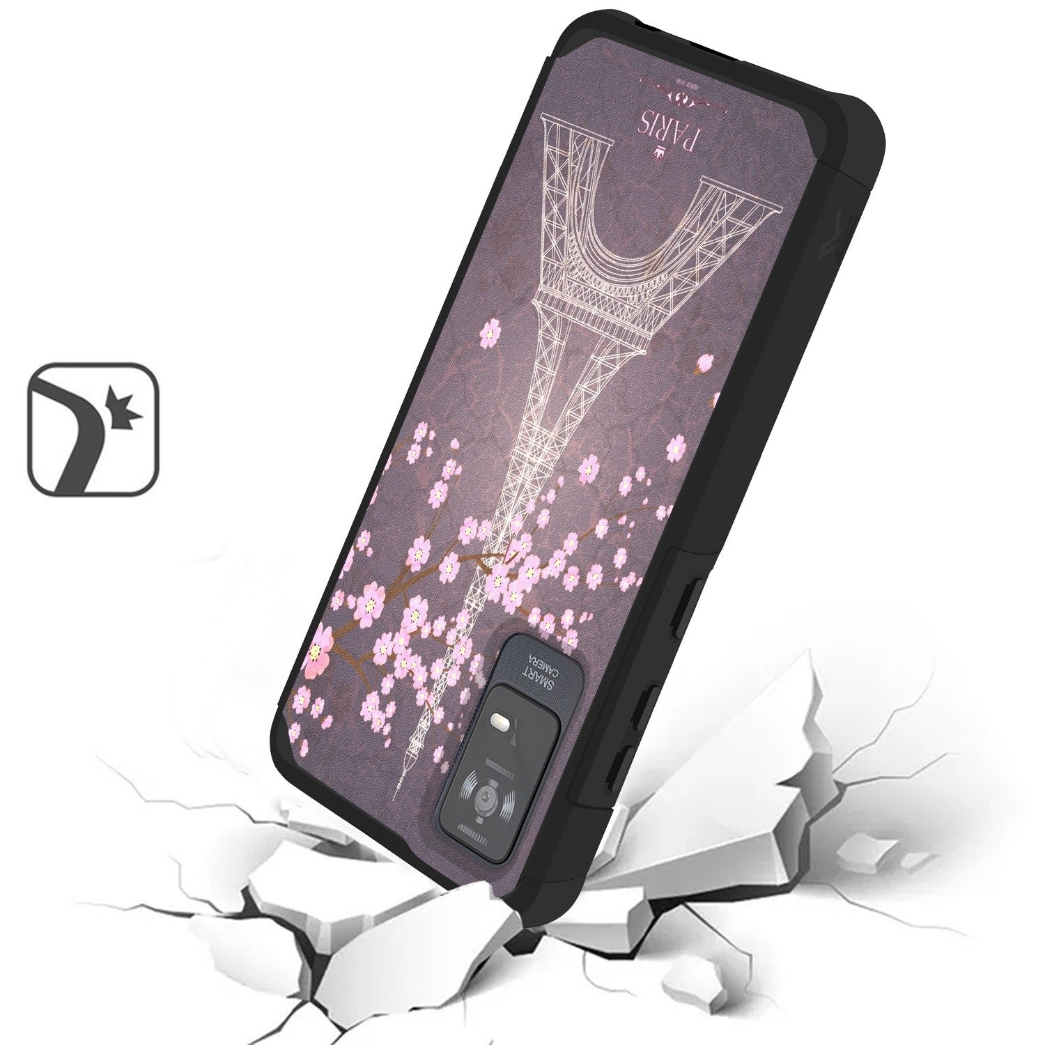 For TCL ION X Tough Strong MetKase Hybrid (Magnet Mount Friendly) Case Cover - Photo 35 sur 68
