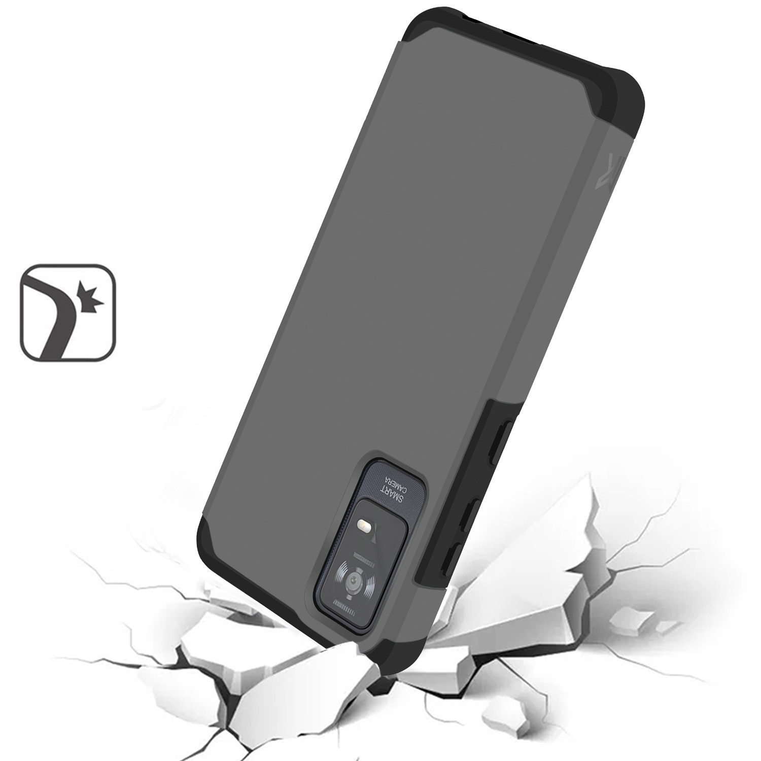 For TCL ION X Tough Strong MetKase Hybrid (Magnet Mount Friendly) Case Cover - Photo 19 sur 68