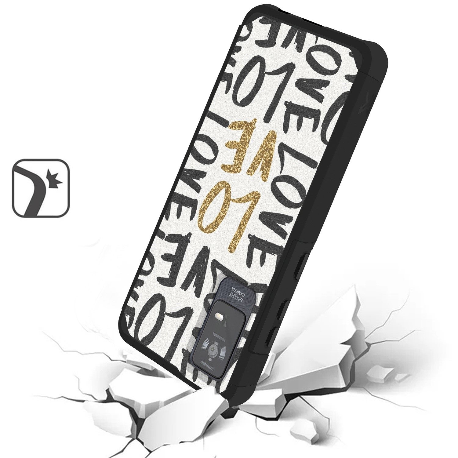 For TCL ION X Tough Strong MetKase Hybrid (Magnet Mount Friendly) Case Cover - Photo 47 sur 68