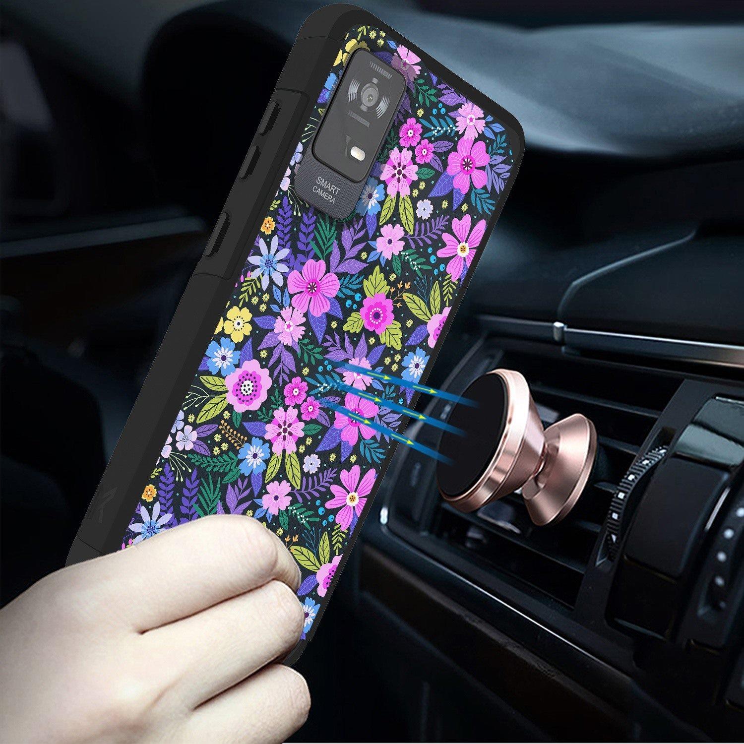 For TCL ION X Tough Strong MetKase Hybrid (Magnet Mount Friendly) Case Cover - Photo 50 sur 68