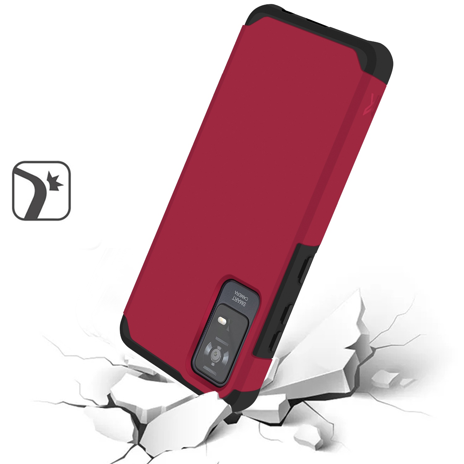 For TCL ION X Tough Strong MetKase Hybrid (Magnet Mount Friendly) Case Cover - Photo 63 sur 68