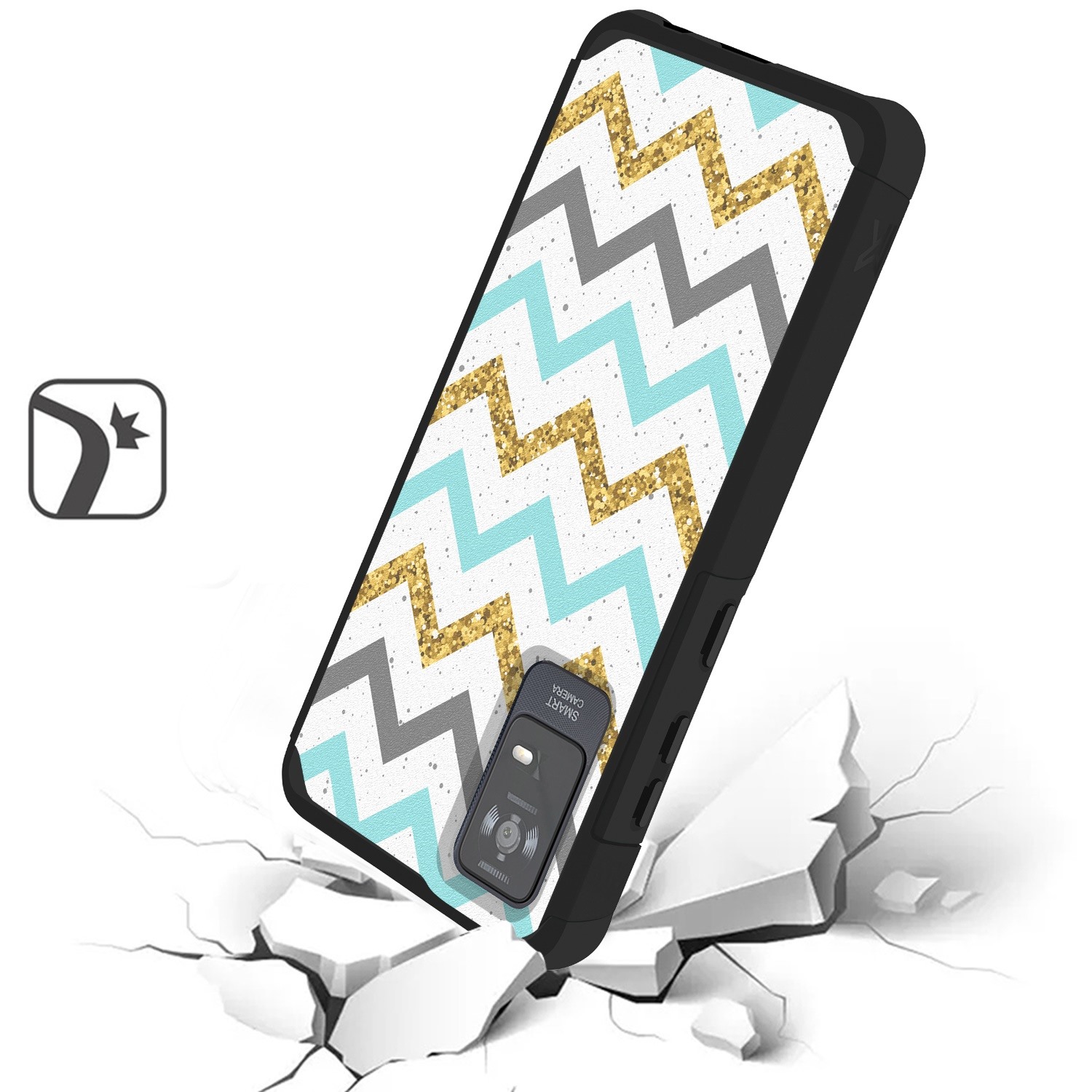 For TCL ION X Tough Strong MetKase Hybrid (Magnet Mount Friendly) Case Cover - Photo 68 sur 68
