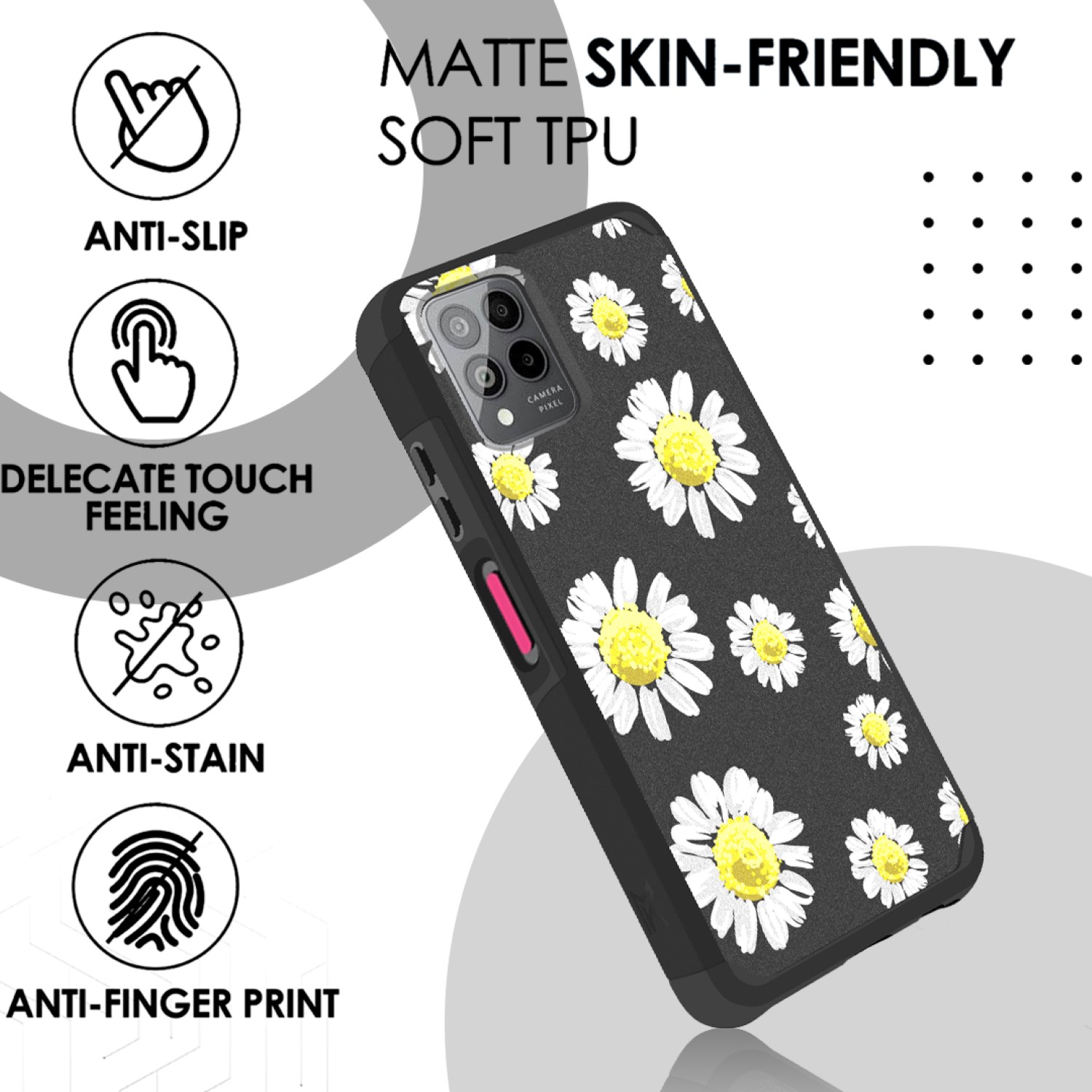 Funda Carcasa Híbrida Doble Capa Resistente Fuerte Para Revvl 6 Pro 5G (Amigable para Montaje) - Imagen 9 de 98