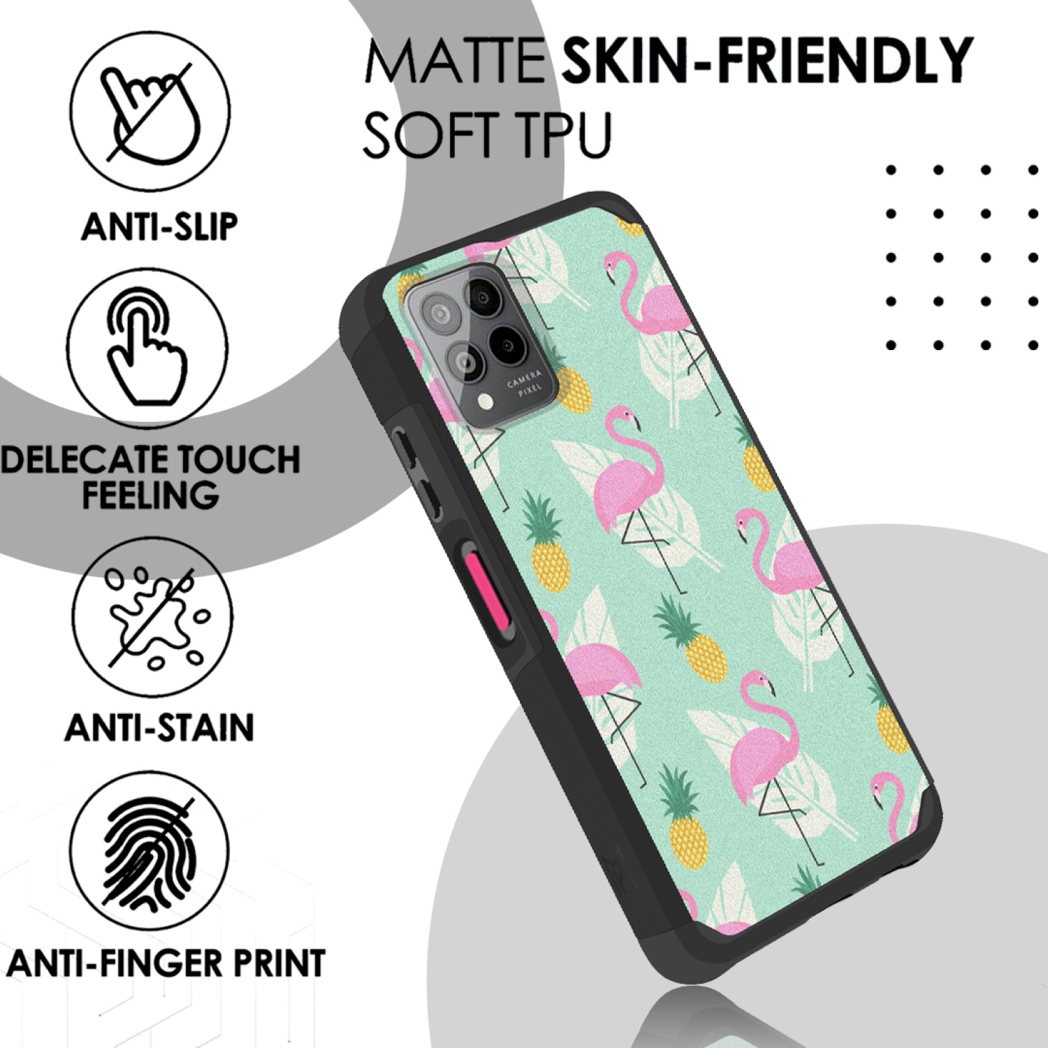 Funda Carcasa Híbrida Doble Capa Resistente Fuerte Para Revvl 6 Pro 5G (Amigable para Montaje) - Imagen 45 de 98