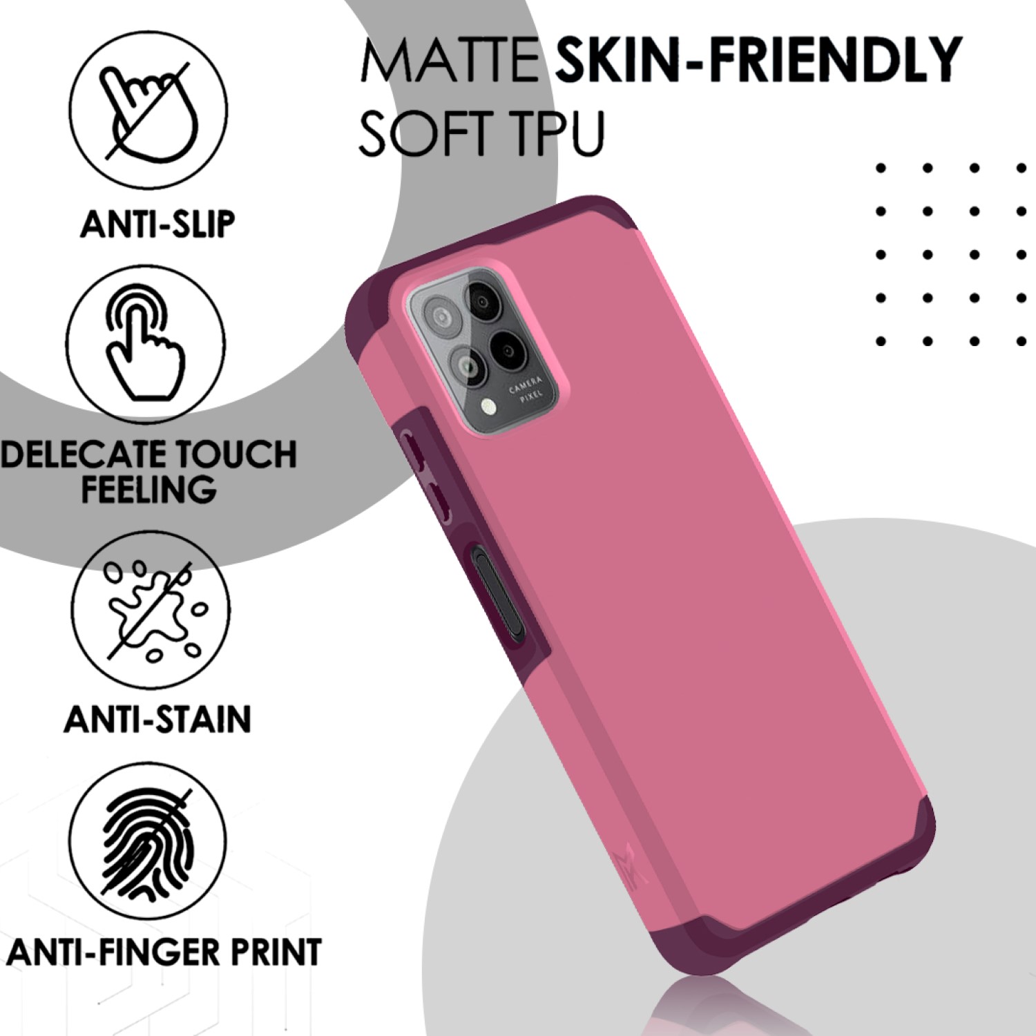 Funda Carcasa Híbrida Doble Capa Resistente Fuerte Para Revvl 6 Pro 5G (Amigable para Montaje) - Imagen 51 de 98