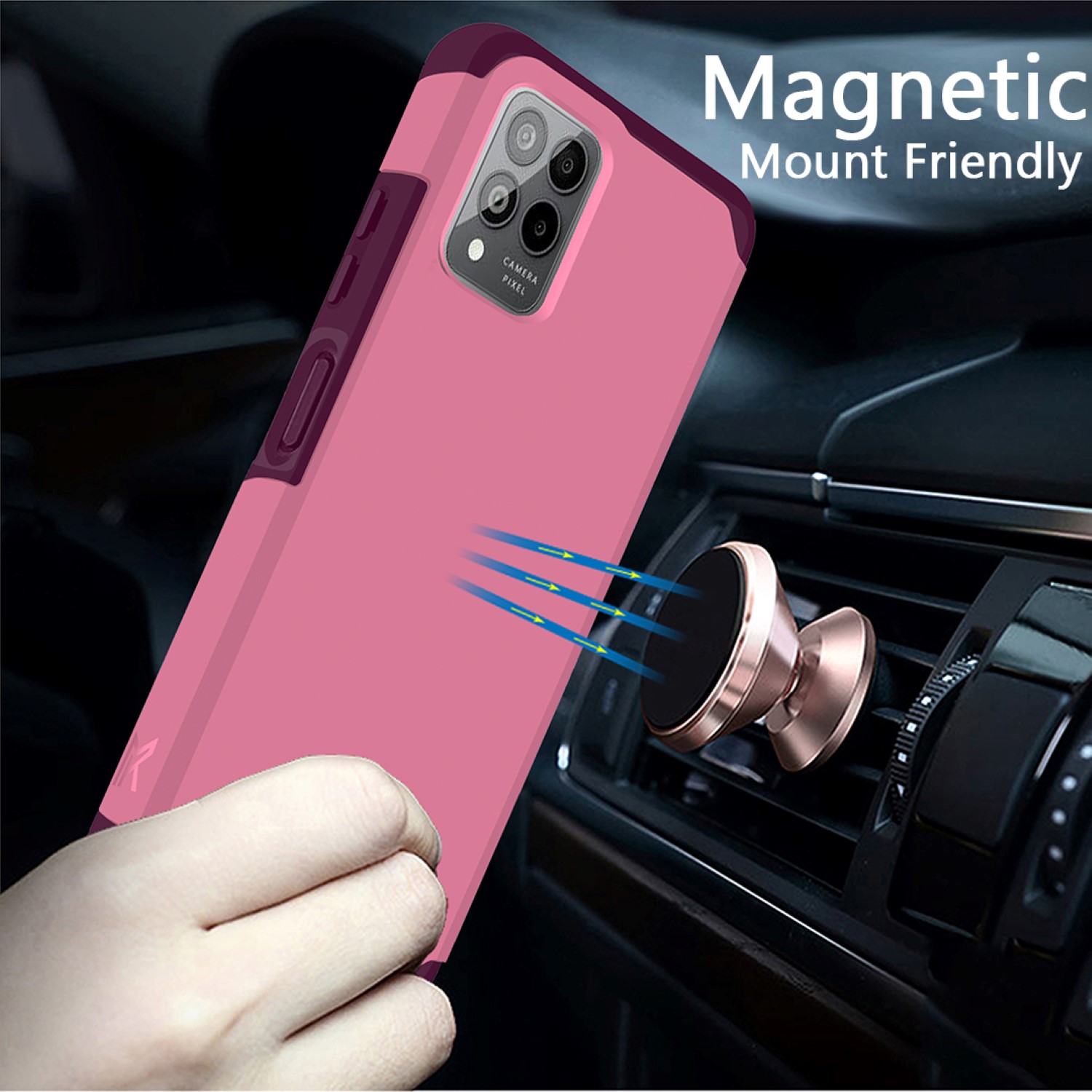 Funda Carcasa Híbrida Doble Capa Resistente Fuerte Para Revvl 6 Pro 5G (Amigable para Montaje) - Imagen 55 de 98