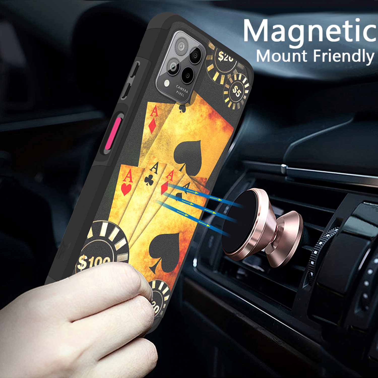 Funda Carcasa Híbrida Doble Capa Resistente Fuerte Para Revvl 6 Pro 5G (Amigable para Montaje) - Imagen 68 de 98