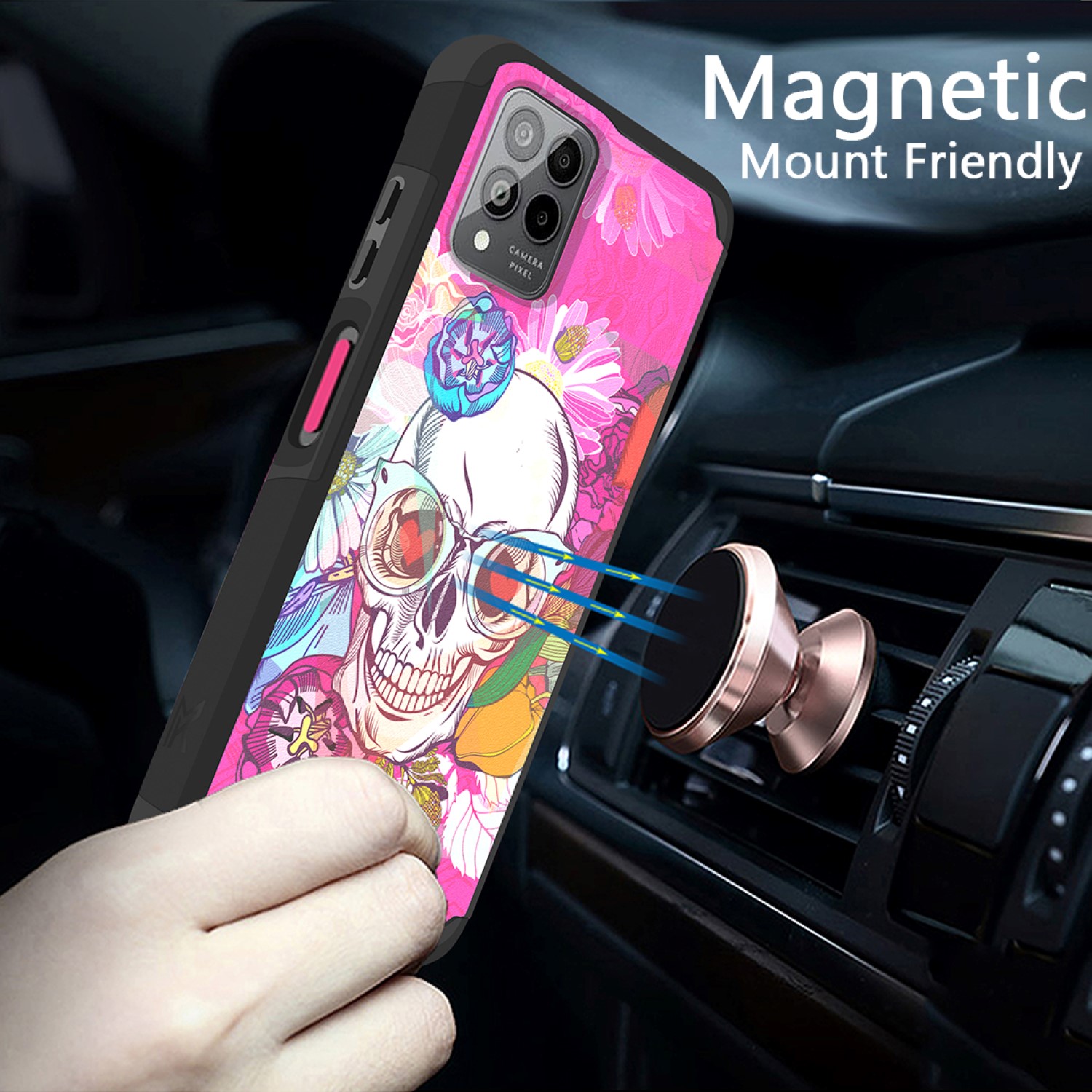 Funda Carcasa Híbrida Doble Capa Resistente Fuerte Para Revvl 6 Pro 5G (Amigable para Montaje) - Imagen 76 de 98