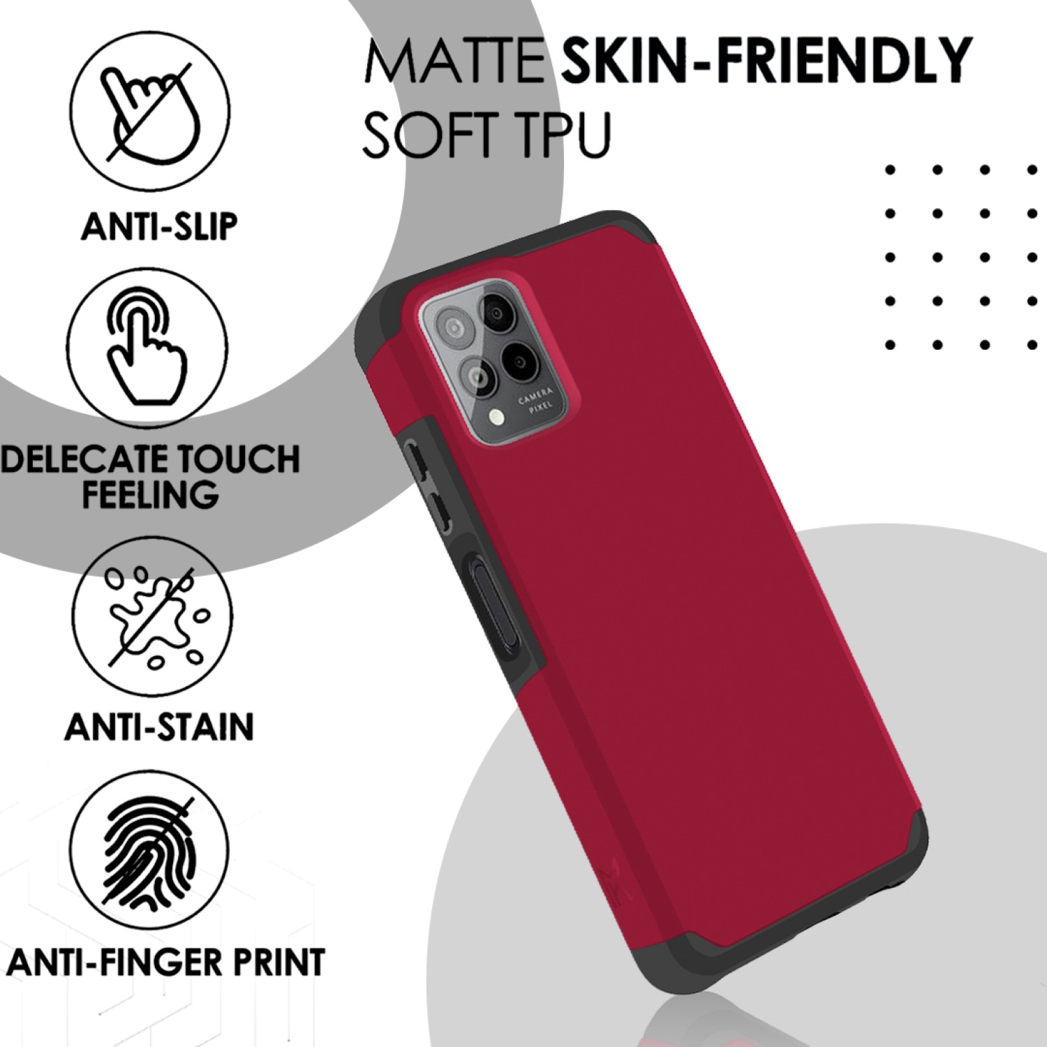Funda Carcasa Híbrida Doble Capa Resistente Fuerte Para Revvl 6 Pro 5G (Amigable para Montaje) - Imagen 86 de 98