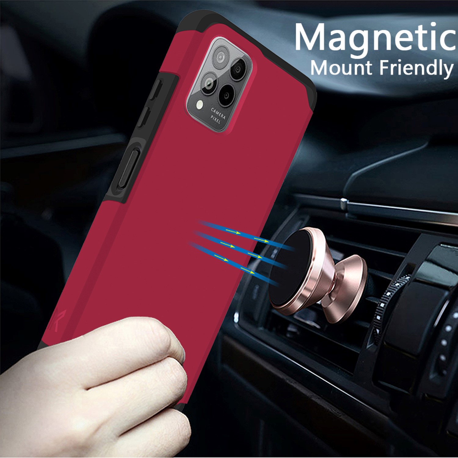 Funda Carcasa Híbrida Doble Capa Resistente Fuerte Para Revvl 6 Pro 5G (Amigable para Montaje) - Imagen 89 de 98