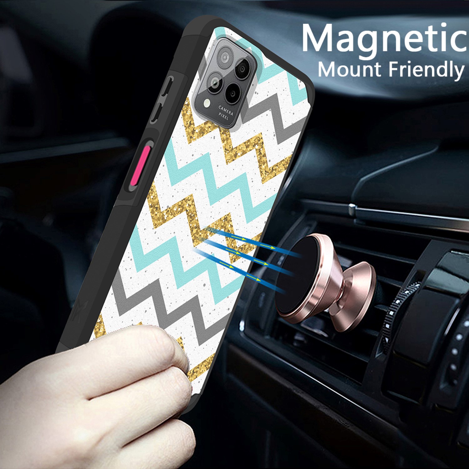 Funda Carcasa Híbrida Doble Capa Resistente Fuerte Para Revvl 6 Pro 5G (Amigable para Montaje) - Imagen 97 de 98
