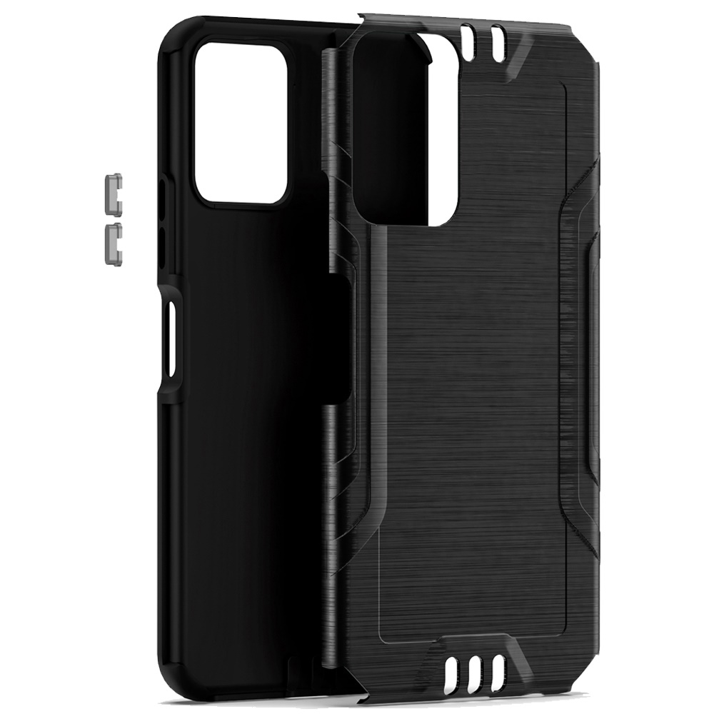 For Samsung A25 5G Case Exclusive Brushed Hybrid Phone Cover + Tempered Glass - Picture 4 of 24