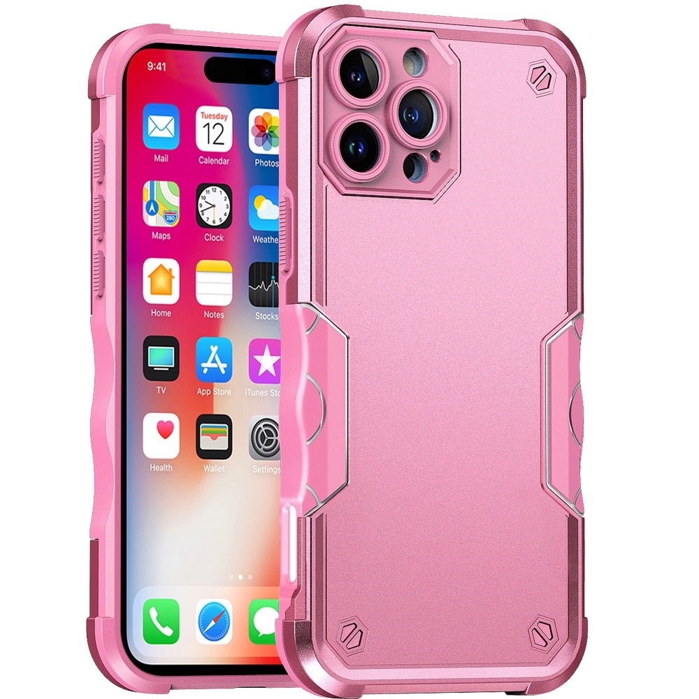 For iPhone 16 Pro 6.3in Case Rugged Grip Design Shockproof Cover +Tempered Glass - Picture 7 of 12