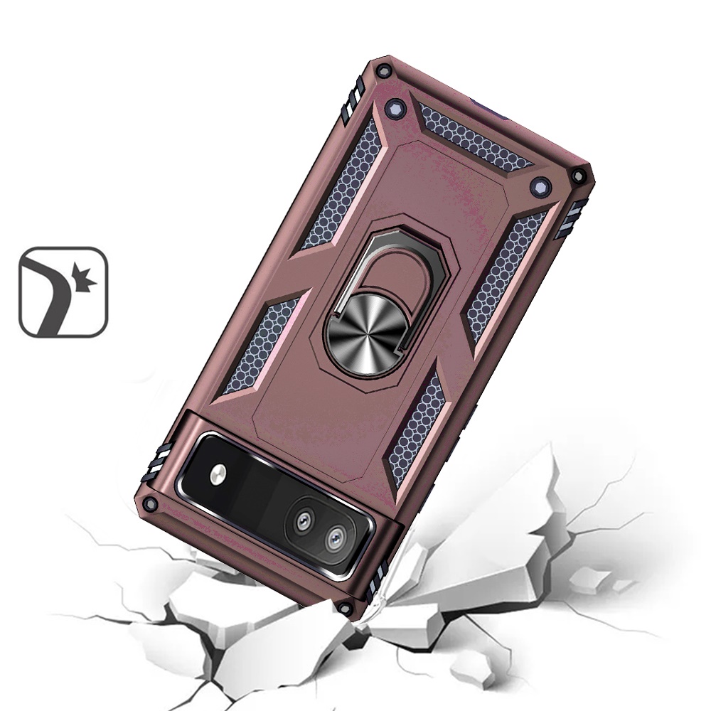 For Google Pixel 7A Case Ring Magnetic Kickstand Protective Hybrid Phone Cover - Picture 13 of 16