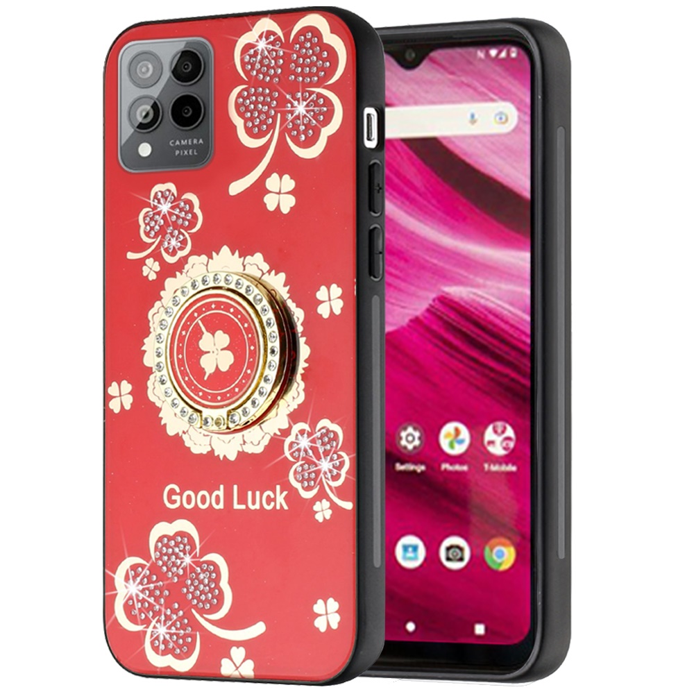 Funda para teléfono de moda brillante con estrás para REVVL 6X PRO 5G (2023) - Imagen 8 de 9