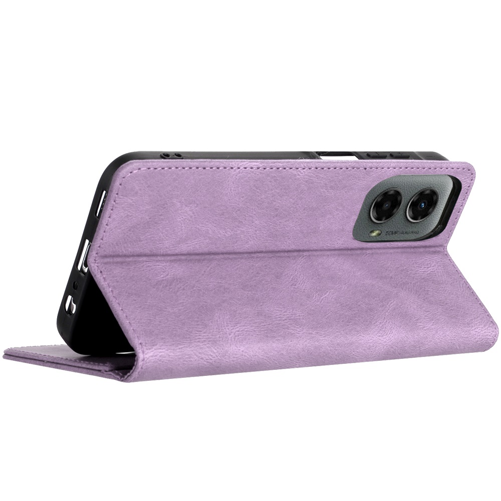 For Moto G Stylus 5G 2024 Case Phone Wallet PU Vegan Leather + Tempered Glass - Photo 14 sur 23