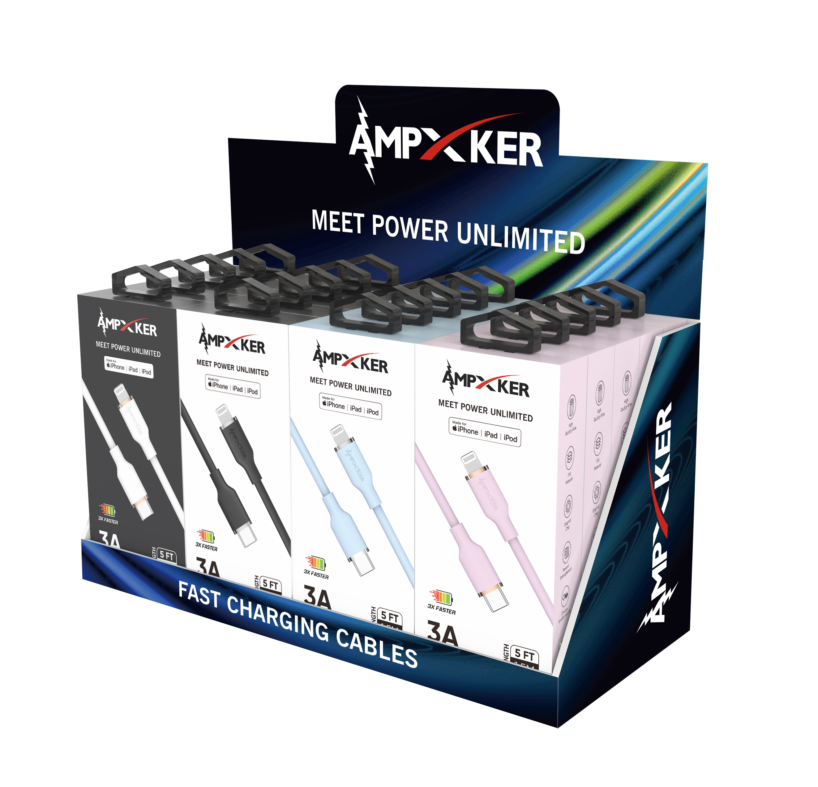 Small  Cardboard Display - Fits 20 Pieces of Amxpker Branded Products.