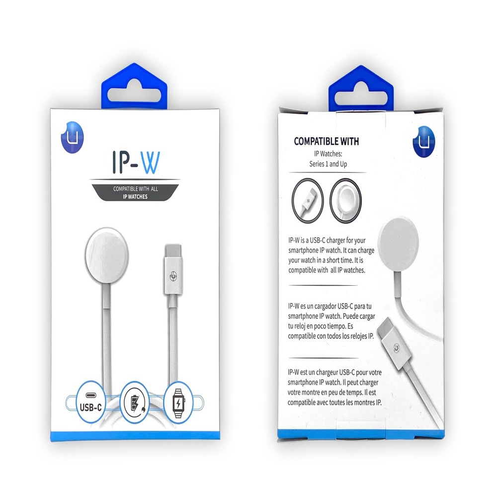 UPLUS TYPEC WATCH CHARGER -WHITE